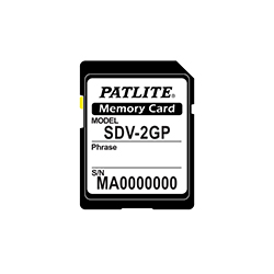 2GB Memory Card for PATLITE's MP3 Speakers